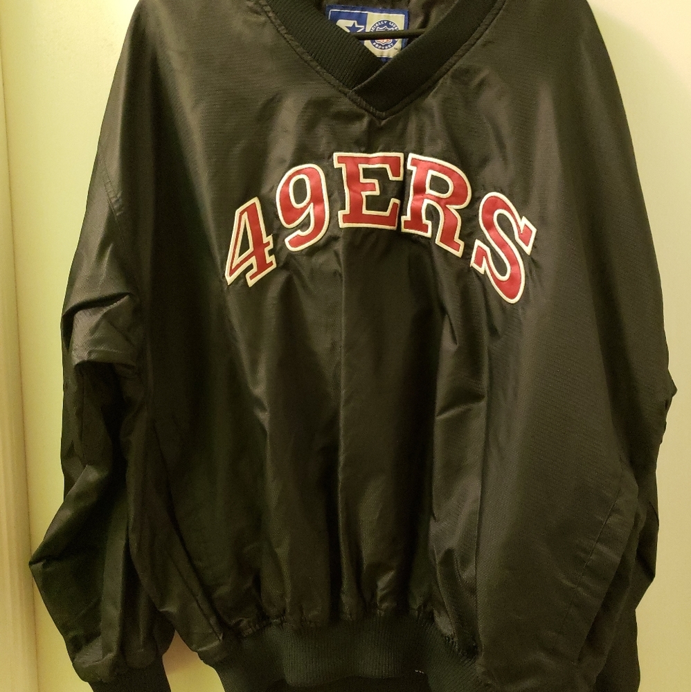 Starter 49ers Pullover size L EUC